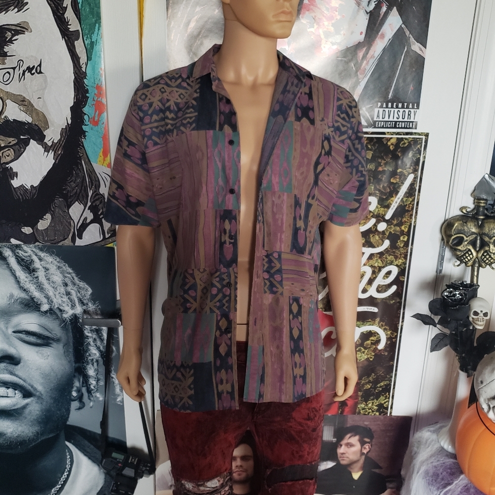 Asos Pattern Button Down - image 4